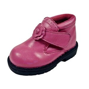 Cherokee Pink Flower Kids Shoe Boots Sz 5